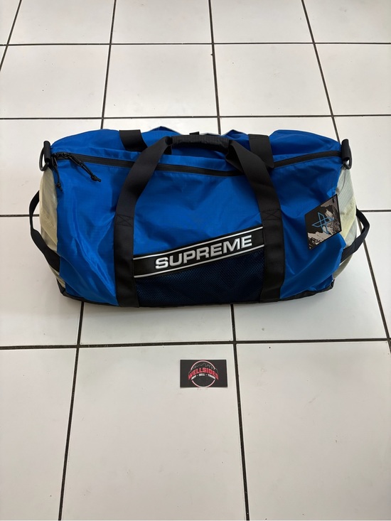 Supreme SS23 Blue 3D Logo Duffle Bag